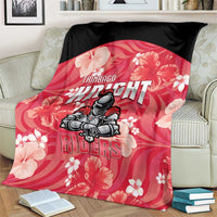 Trinidad and Tobago Cricket Blanket 2025 Go Knight Riders Tropical Style - Wonder Print Shop