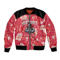 Custom Trinidad and Tobago Cricket Bomber Jacket 2025 Go Knight Riders Tropical Style - Wonder Print Shop