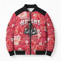 Custom Trinidad and Tobago Cricket Bomber Puffer Jacket 2025 Go Knight Riders Tropical Style - Wonder Print Shop