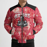 Custom Trinidad and Tobago Cricket Bomber Puffer Jacket 2025 Go Knight Riders Tropical Style - Wonder Print Shop