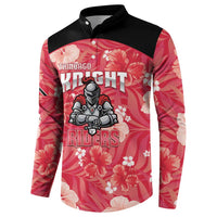 Custom Trinidad and Tobago Cricket Button Sweatshirt 2025 Go Knight Riders Tropical Style - Wonder Print Shop