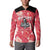 Custom Trinidad and Tobago Cricket Button Sweatshirt 2025 Go Knight Riders Tropical Style - Wonder Print Shop