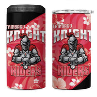 Trinidad and Tobago Cricket 4 in 1 Can Cooler Tumbler 2025 Go Knight Riders Tropical Style - Wonder Print Shop