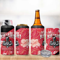 Trinidad and Tobago Cricket 4 in 1 Can Cooler Tumbler 2025 Go Knight Riders Tropical Style - Wonder Print Shop