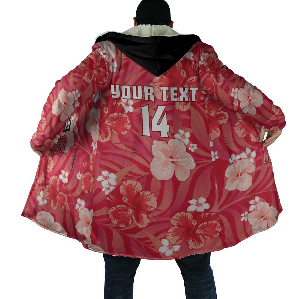 Custom Trinidad and Tobago Cricket Cloak 2025 Go Knight Riders Tropical Style - Wonder Print Shop