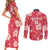 Custom Trinidad and Tobago Cricket Couples Matching Short Sleeve Bodycon Dress and Long Sleeve Button Shirt 2025 Go Knight Riders Tropical Style - Wonder Print Shop