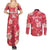 Custom Trinidad and Tobago Cricket Couples Matching Summer Maxi Dress and Long Sleeve Button Shirt 2025 Go Knight Riders Tropical Style - Wonder Print Shop