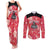 Custom Trinidad and Tobago Cricket Couples Matching Tank Maxi Dress and Long Sleeve Button Shirt 2025 Go Knight Riders Tropical Style - Wonder Print Shop