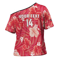 Custom Trinidad and Tobago Cricket Cross Shoulder Shirt 2025 Go Knight Riders Tropical Style - Wonder Print Shop