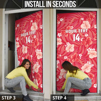 Trinidad and Tobago Cricket Door Cover 2025 Go Knight Riders Tropical Style - Wonder Print Shop