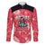 Custom Trinidad and Tobago Cricket Family Matching Long Sleeve Bodycon Dress and Hawaiian Shirt 2025 Go Knight Riders Tropical Style - Wonder Print Shop