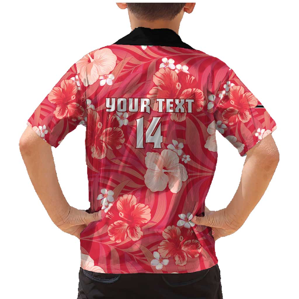 Custom Trinidad and Tobago Cricket Family Matching Mermaid Dress and Hawaiian Shirt 2025 Go Knight Riders Tropical Style - Wonder Print Shop