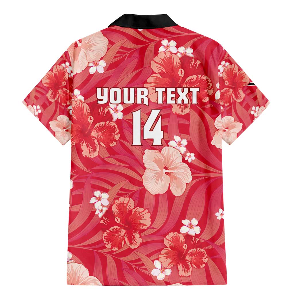 Custom Trinidad and Tobago Cricket Family Matching Mermaid Dress and Hawaiian Shirt 2025 Go Knight Riders Tropical Style - Wonder Print Shop