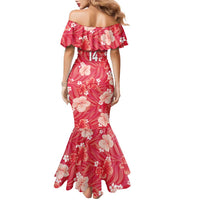 Custom Trinidad and Tobago Cricket Family Matching Mermaid Dress and Hawaiian Shirt 2025 Go Knight Riders Tropical Style - Wonder Print Shop