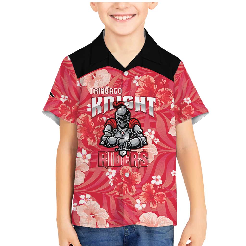 Custom Trinidad and Tobago Cricket Family Matching Mermaid Dress and Hawaiian Shirt 2025 Go Knight Riders Tropical Style - Wonder Print Shop