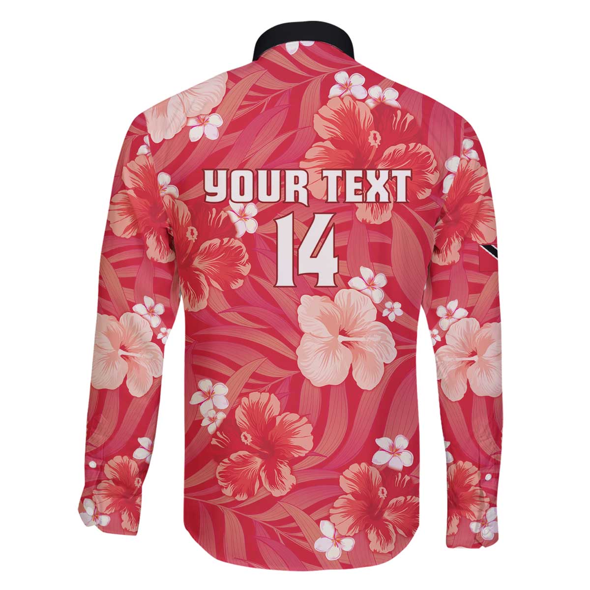 Custom Trinidad and Tobago Cricket Family Matching Off The Shoulder Long Sleeve Dress and Hawaiian Shirt 2025 Go Knight Riders Tropical Style - Wonder Print Shop