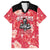 Custom Trinidad and Tobago Cricket Family Matching Off Shoulder Maxi Dress and Hawaiian Shirt 2025 Go Knight Riders Tropical Style - Wonder Print Shop