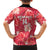 Custom Trinidad and Tobago Cricket Family Matching Off Shoulder Short Dress and Hawaiian Shirt 2025 Go Knight Riders Tropical Style - Wonder Print Shop