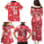 Custom Trinidad and Tobago Cricket Family Matching Puletasi and Hawaiian Shirt 2025 Go Knight Riders Tropical Style - Wonder Print Shop