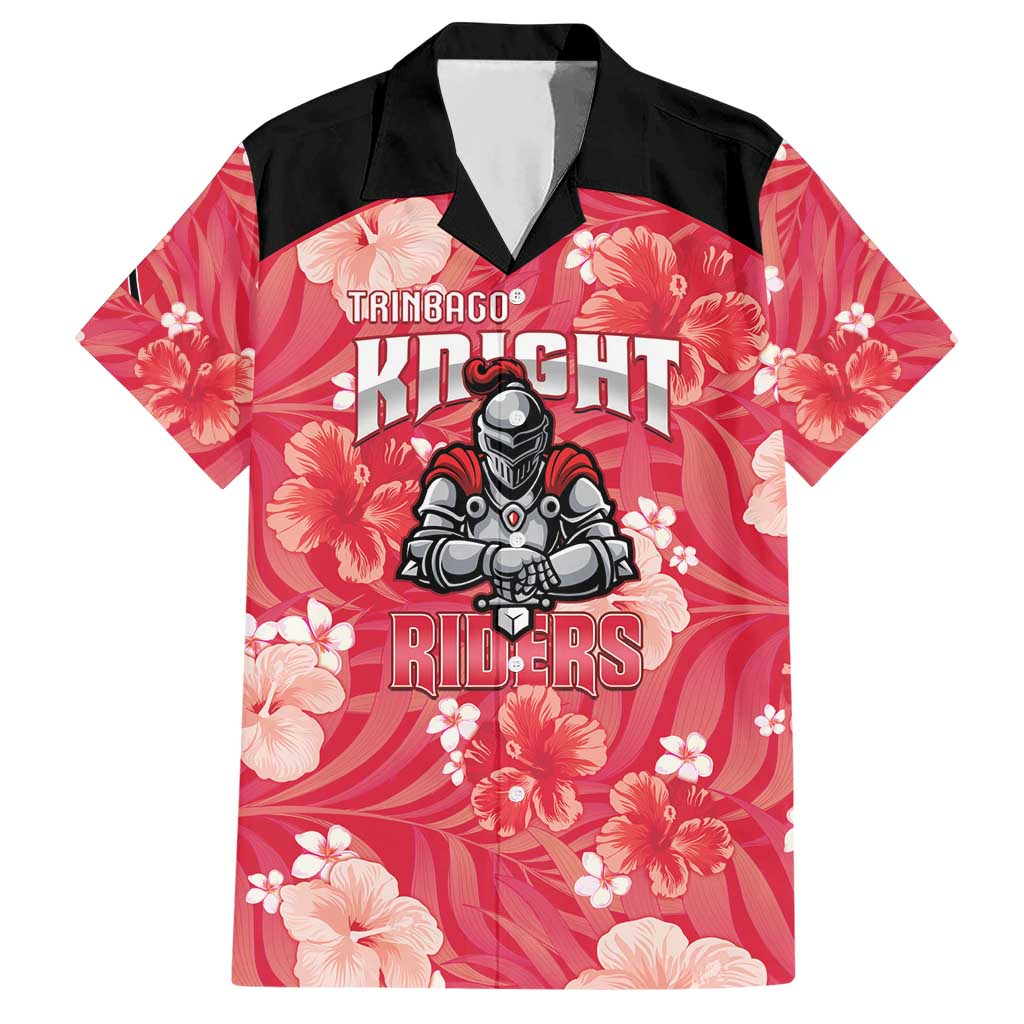 Custom Trinidad and Tobago Cricket Hawaiian Shirt 2025 Go Knight Riders Tropical Style - Wonder Print Shop