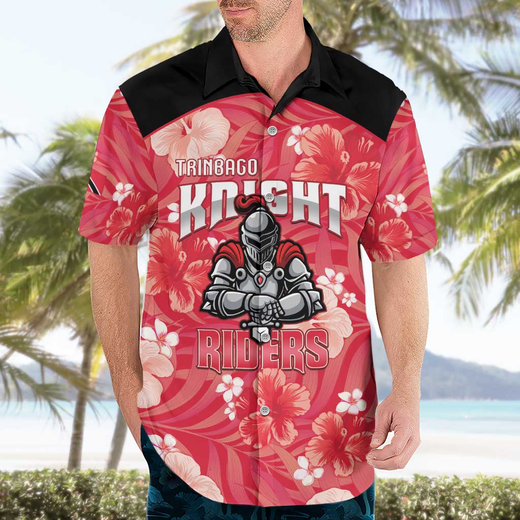Custom Trinidad and Tobago Cricket Hawaiian Shirt 2025 Go Knight Riders Tropical Style - Wonder Print Shop