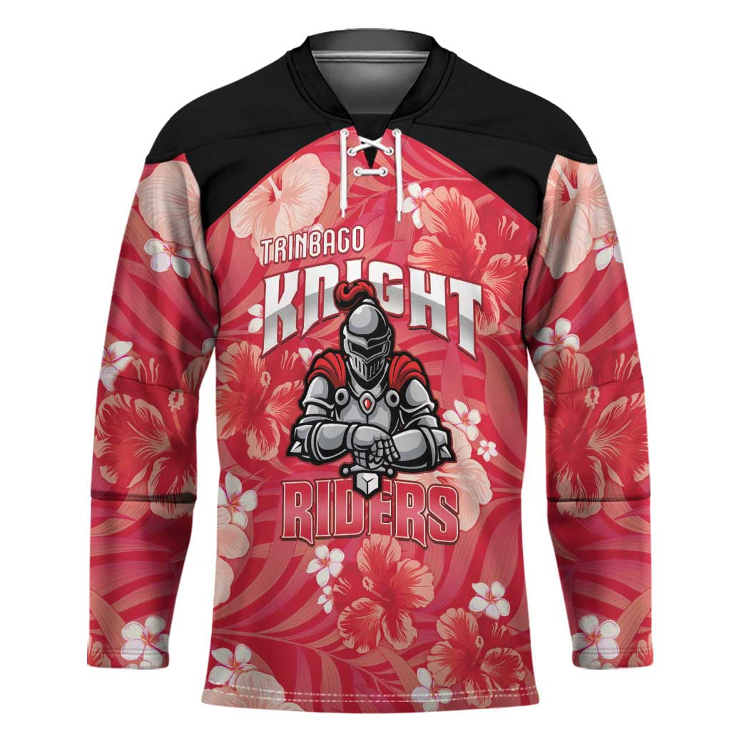 Custom Trinidad and Tobago Cricket Hockey Jersey 2025 Go Knight Riders Tropical Style - Wonder Print Shop