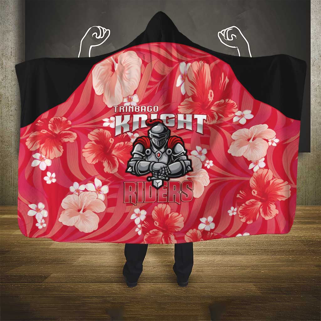 Trinidad and Tobago Cricket Hooded Blanket 2025 Go Knight Riders Tropical Style - Wonder Print Shop