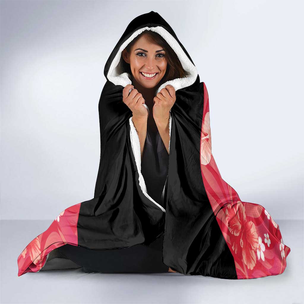 Trinidad and Tobago Cricket Hooded Blanket 2025 Go Knight Riders Tropical Style - Wonder Print Shop