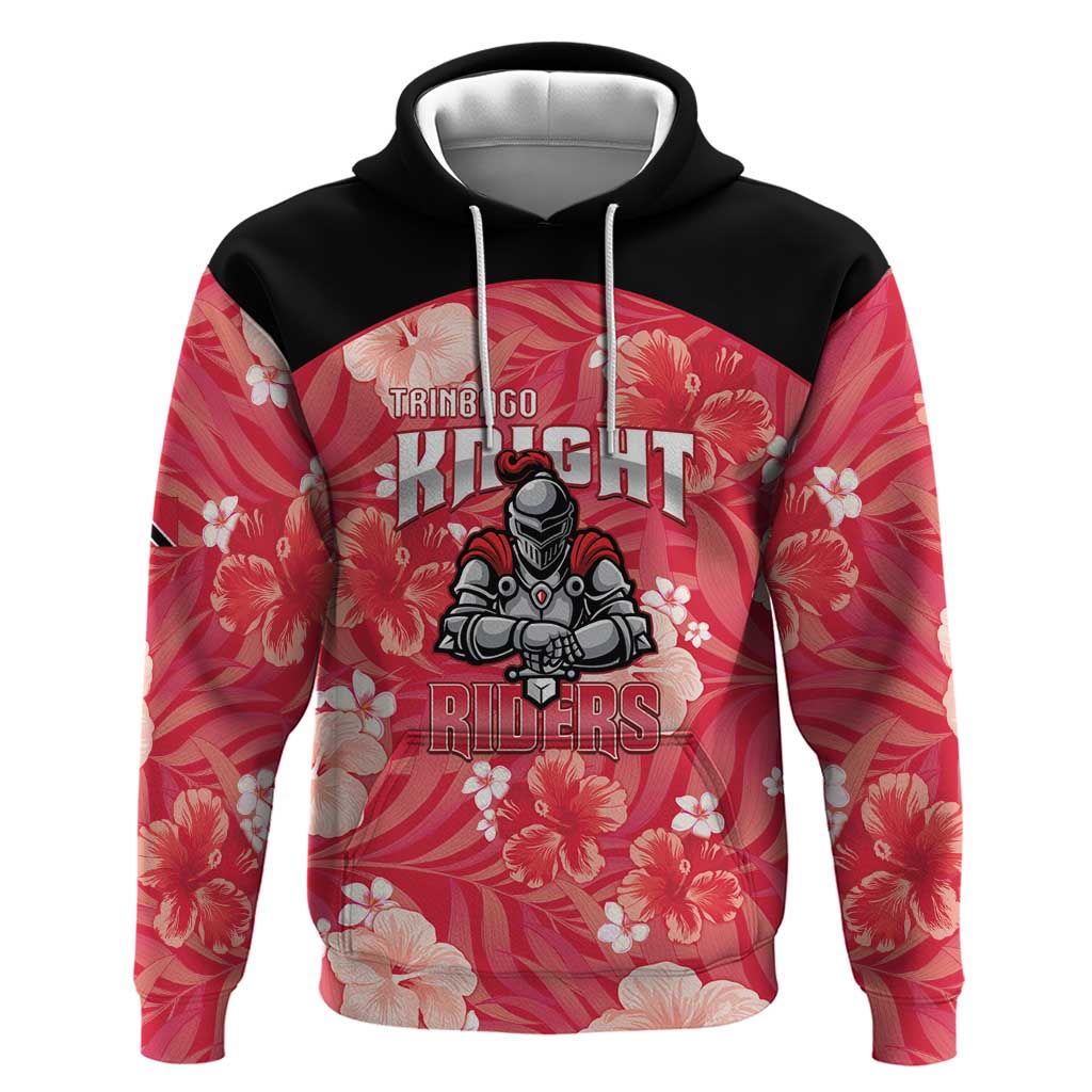 Custom Trinidad and Tobago Cricket Hoodie 2025 Go Knight Riders Tropical Style - Wonder Print Shop