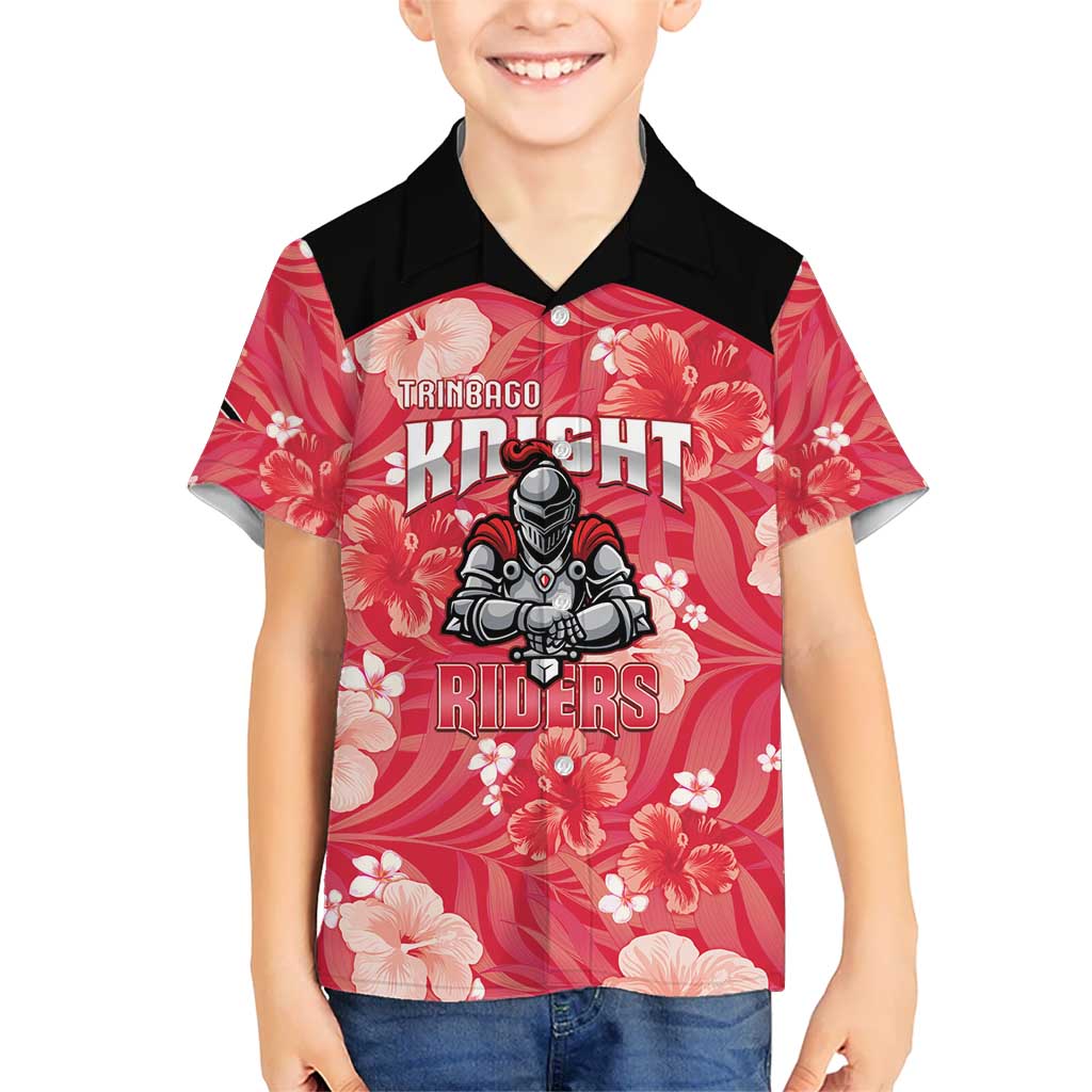 Custom Trinidad and Tobago Cricket Kid Hawaiian Shirt 2025 Go Knight Riders Tropical Style - Wonder Print Shop