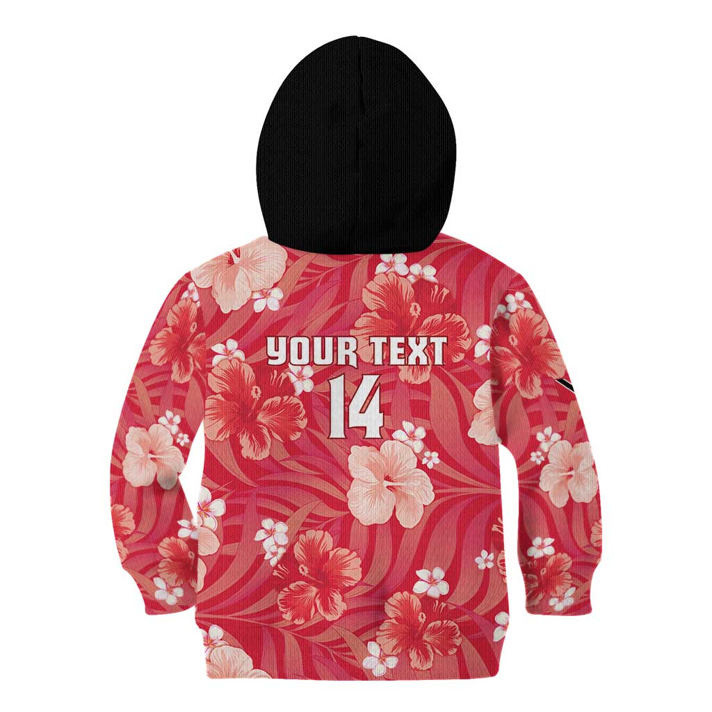 Custom Trinidad and Tobago Cricket Kid Hoodie 2025 Go Knight Riders Tropical Style - Wonder Print Shop