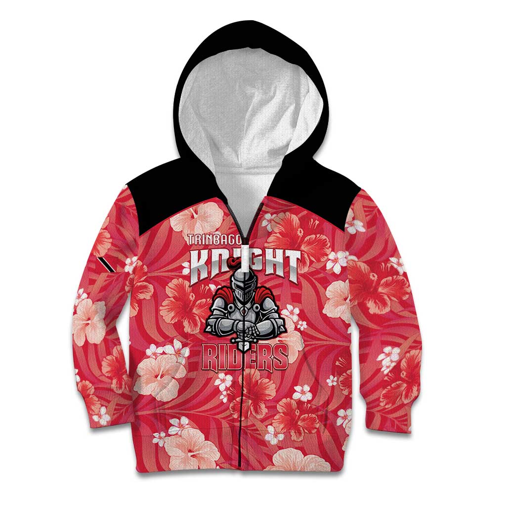 Custom Trinidad and Tobago Cricket Kid Hoodie 2025 Go Knight Riders Tropical Style - Wonder Print Shop