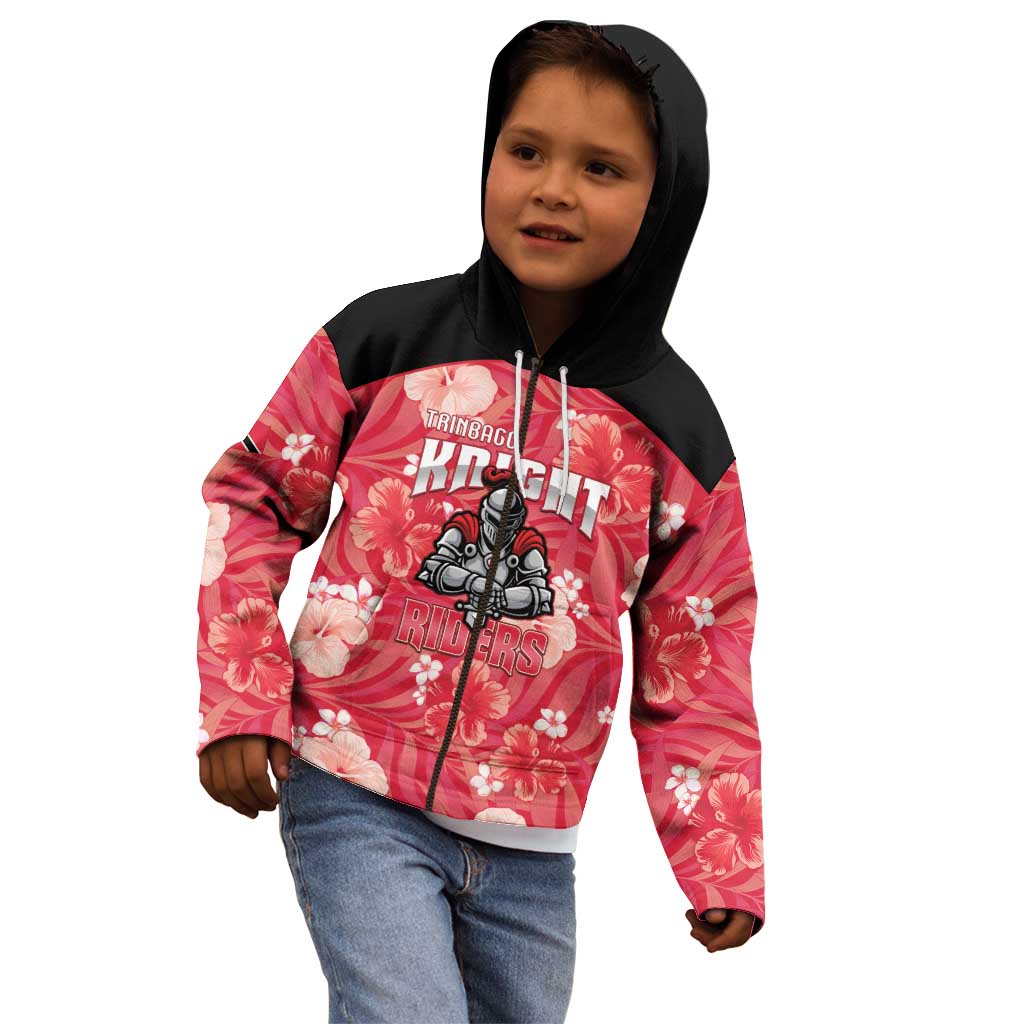 Custom Trinidad and Tobago Cricket Kid Hoodie 2025 Go Knight Riders Tropical Style - Wonder Print Shop