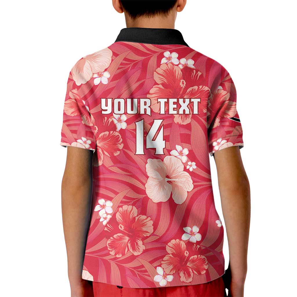 Custom Trinidad and Tobago Cricket Kid Polo Shirt 2025 Go Knight Riders Tropical Style - Wonder Print Shop