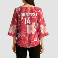 Custom Trinidad and Tobago Cricket Kimono Sleeve Blouse 2025 Go Knight Riders Tropical Style - Wonder Print Shop