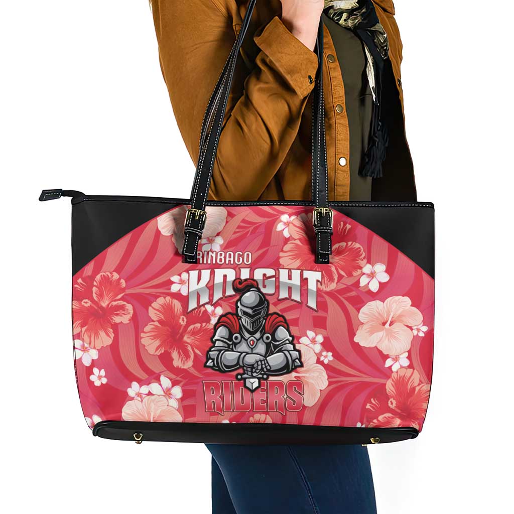 Trinidad and Tobago Cricket Leather Tote Bag 2025 Go Knight Riders Tropical Style - Wonder Print Shop