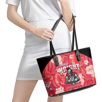 Trinidad and Tobago Cricket Leather Tote Bag 2025 Go Knight Riders Tropical Style - Wonder Print Shop