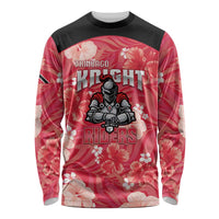 Custom Trinidad and Tobago Cricket Long Sleeve Shirt 2025 Go Knight Riders Tropical Style - Wonder Print Shop