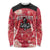 Custom Trinidad and Tobago Cricket Long Sleeve Shirt 2025 Go Knight Riders Tropical Style - Wonder Print Shop