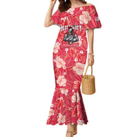 Custom Trinidad and Tobago Cricket Mermaid Dress 2025 Go Knight Riders Tropical Style - Wonder Print Shop