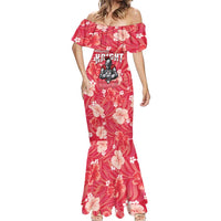 Custom Trinidad and Tobago Cricket Mermaid Dress 2025 Go Knight Riders Tropical Style - Wonder Print Shop