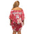 Custom Trinidad and Tobago Cricket Off Shoulder Short Dress 2025 Go Knight Riders Tropical Style - Wonder Print Shop