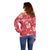 Custom Trinidad and Tobago Cricket Off Shoulder Sweater 2025 Go Knight Riders Tropical Style - Wonder Print Shop