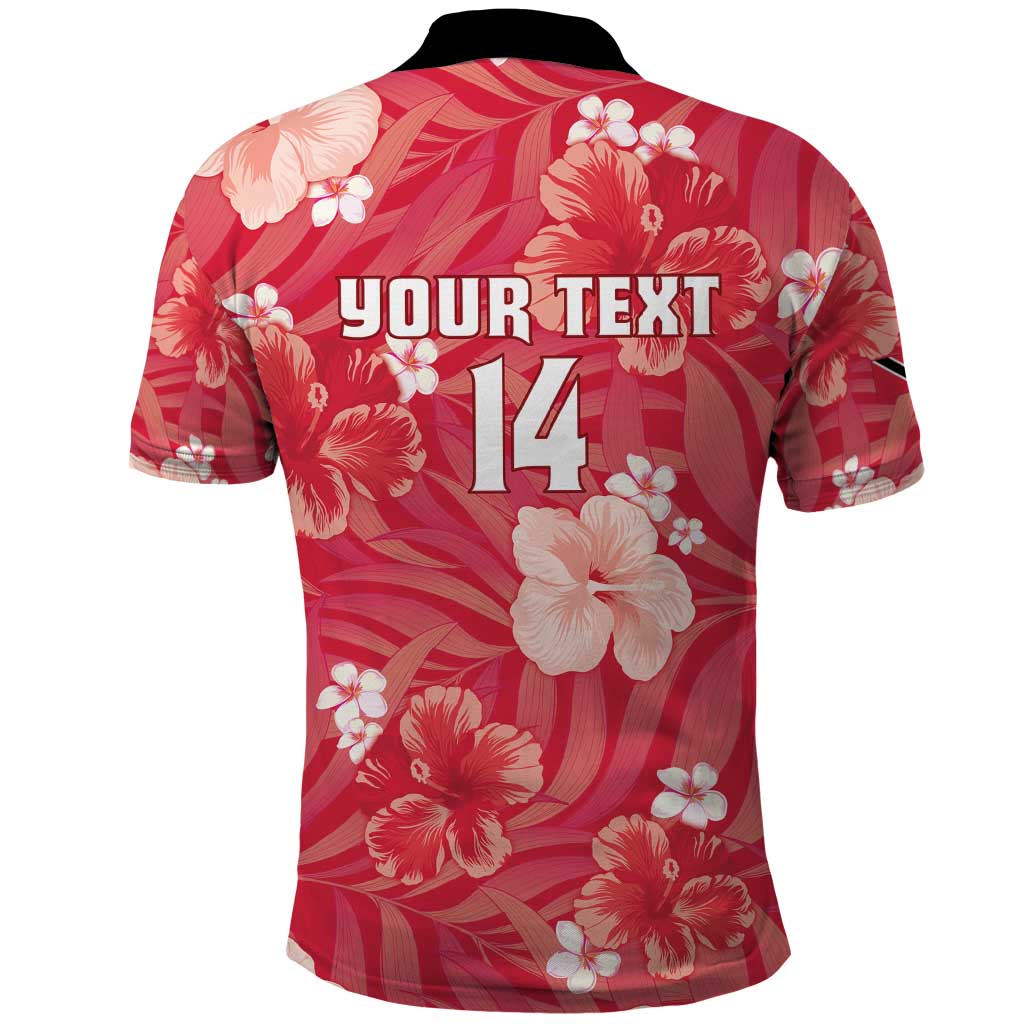 Custom Trinidad and Tobago Cricket Polo Shirt 2025 Go Knight Riders Tropical Style - Wonder Print Shop