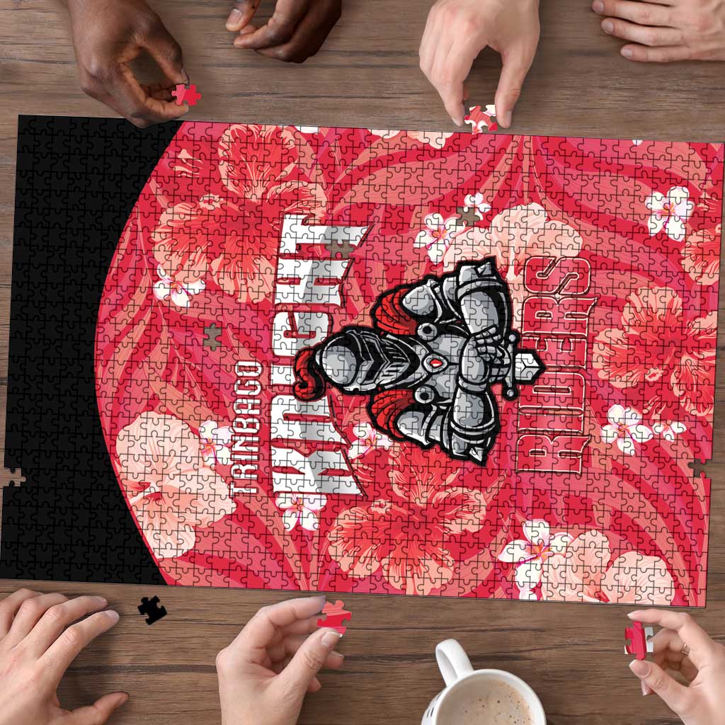 Trinidad and Tobago Cricket Puzzle 2025 Go Knight Riders Tropical Style - Wonder Print Shop