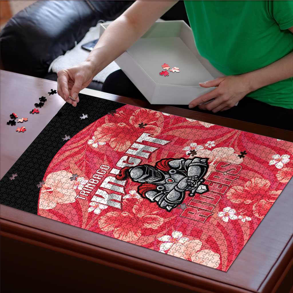 Trinidad and Tobago Cricket Puzzle 2025 Go Knight Riders Tropical Style - Wonder Print Shop