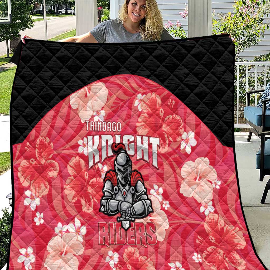 Trinidad and Tobago Cricket Quilt 2025 Go Knight Riders Tropical Style - Wonder Print Shop
