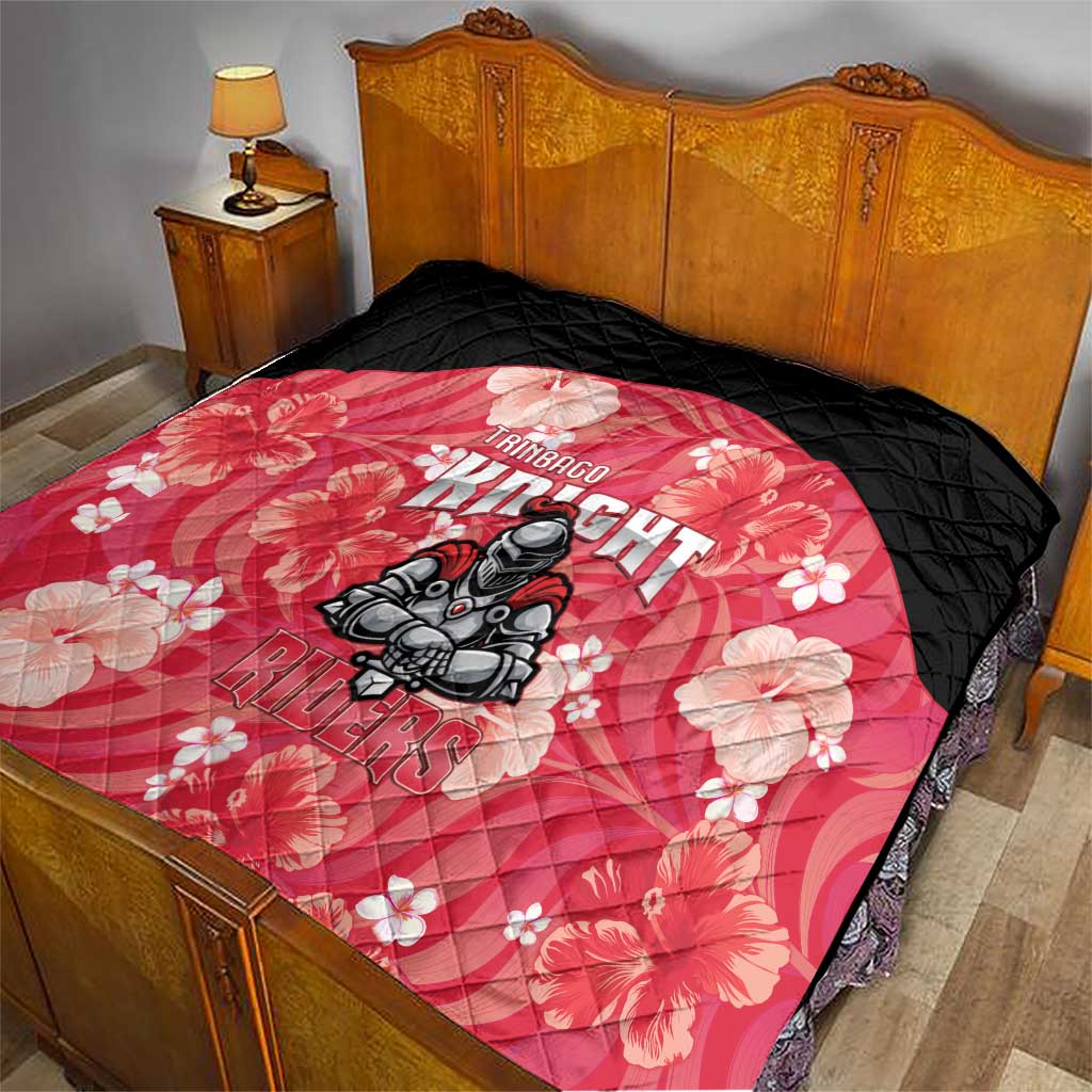 Trinidad and Tobago Cricket Quilt 2025 Go Knight Riders Tropical Style - Wonder Print Shop