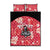 Trinidad and Tobago Cricket Quilt Bed Set 2025 Go Knight Riders Tropical Style - Wonder Print Shop