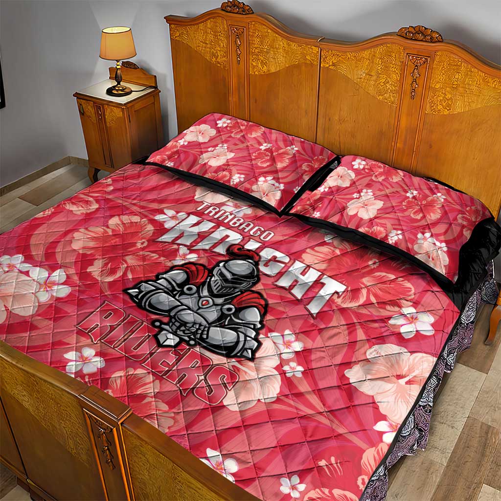 Trinidad and Tobago Cricket Quilt Bed Set 2025 Go Knight Riders Tropical Style - Wonder Print Shop